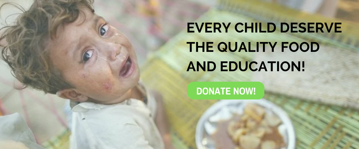 donate for children education and food